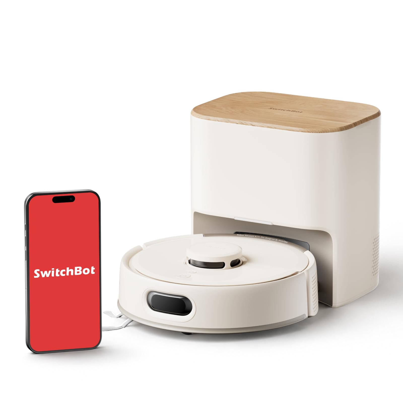 Amazon | SwitchBot ロボット掃除機 K11+ Pro 超小型 - 高精度